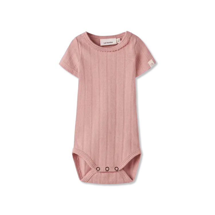 Lil'Atelier Baby Falina SS Body - Misty Rose