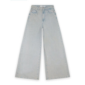 Homage Overdyed Wide Leg Jeans - Sea Blue Denim