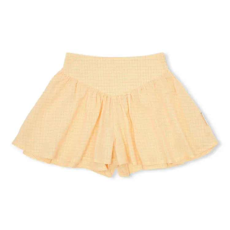 Petit Blush Romantic Short - Check Butteryellow