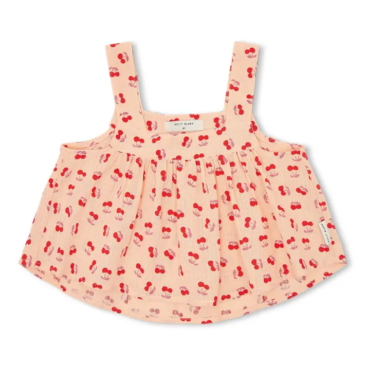 Petit Blush Summer Blouse - Cherry