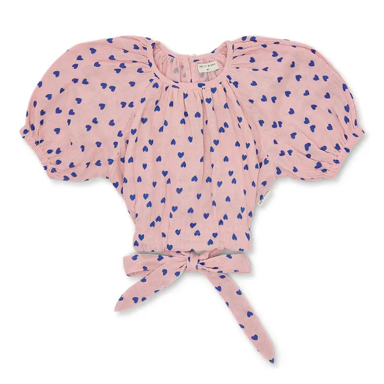 Petit Blush Adele Blouse - Candy Hearts