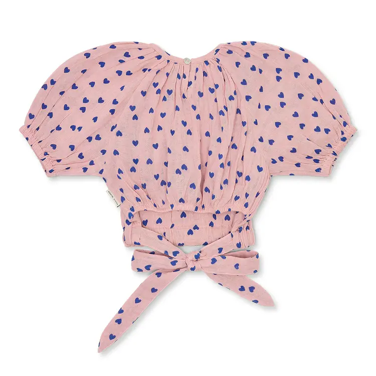 Petit Blush Adele Blouse - Candy Hearts