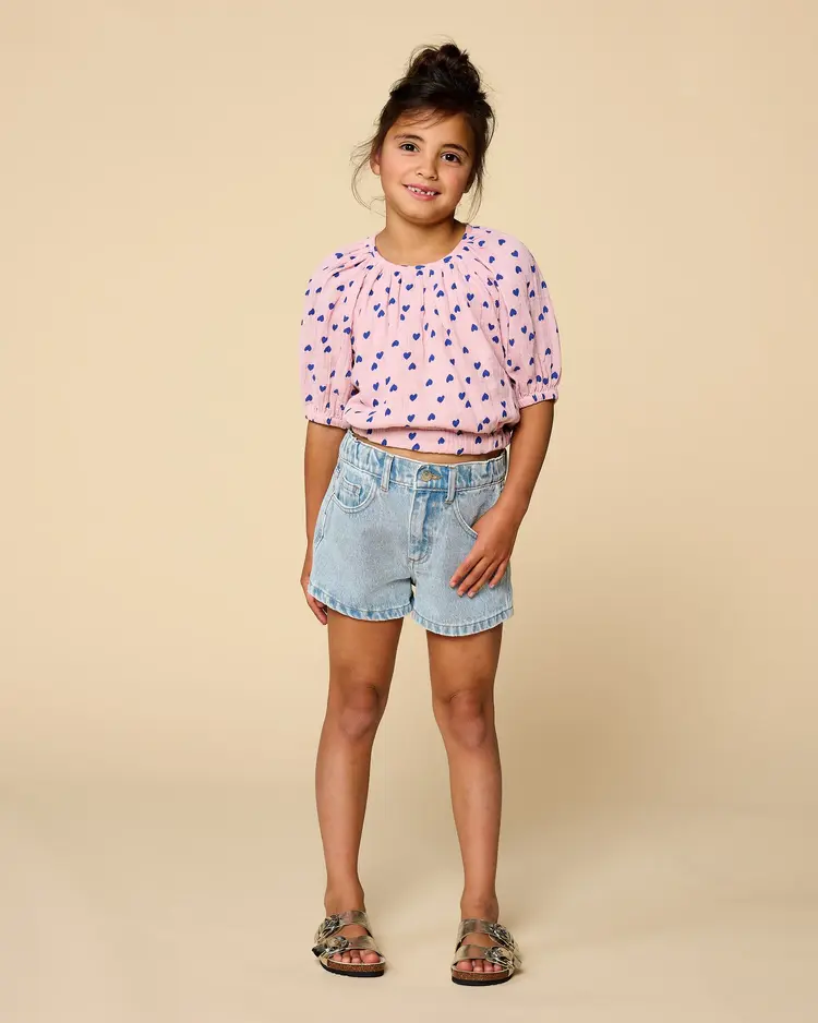 Petit Blush Adele Blouse - Candy Hearts