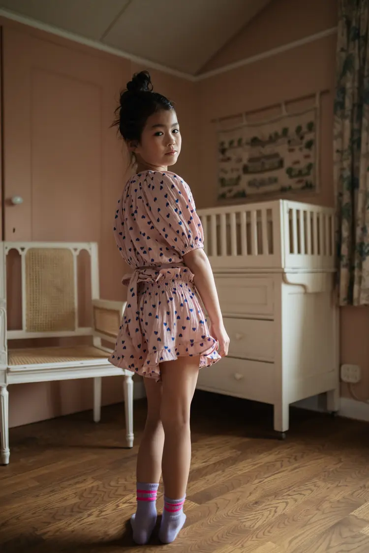 Petit Blush Adele Blouse - Candy Hearts