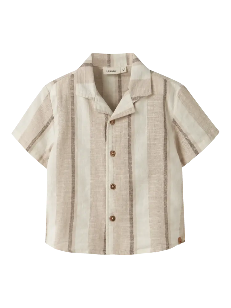 Lil'Atelier Filbert Loose Shirt - Coconut Milk