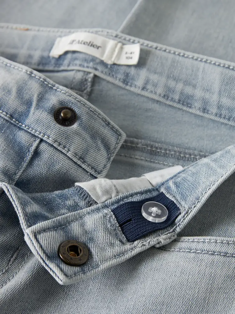 Lil'Atelier Frances Loose Jeans - Light Blue Denim