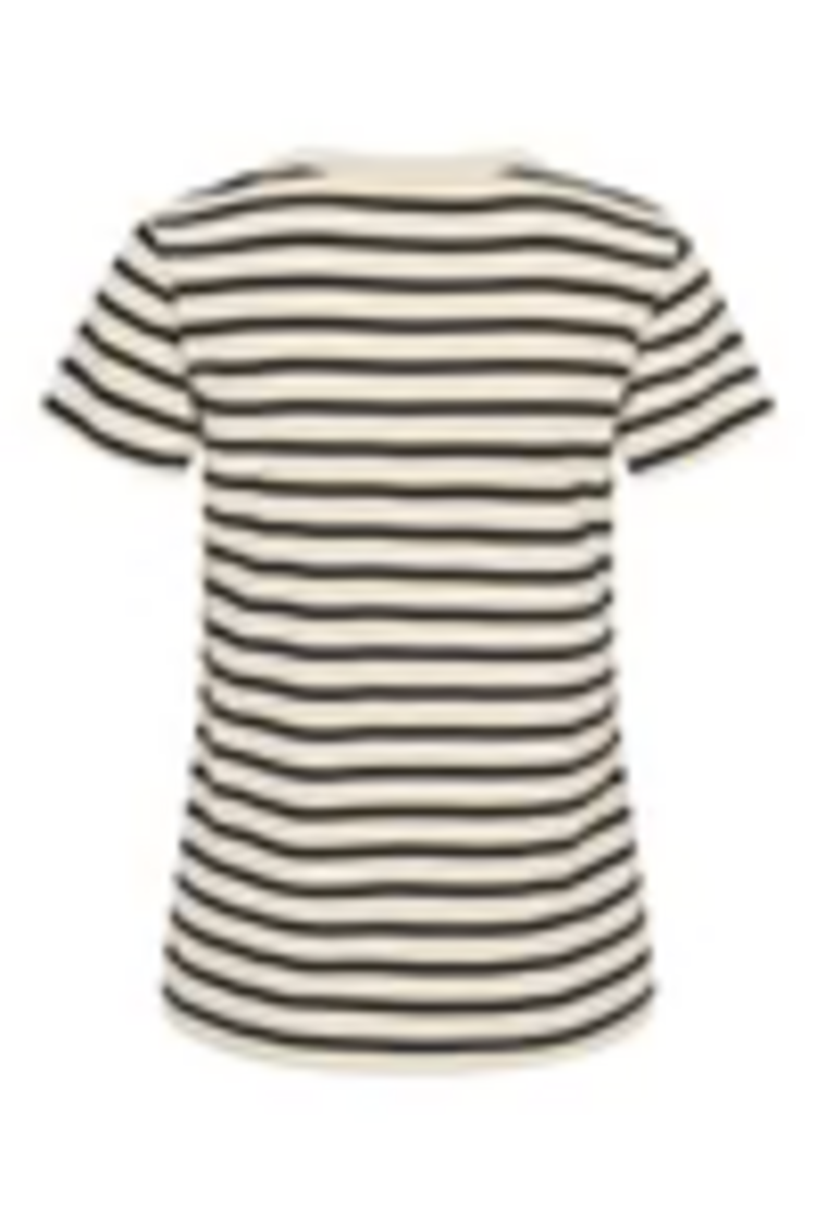 Esmé Studios Signe Boxy T-Short Stripe - Pristine Stripe