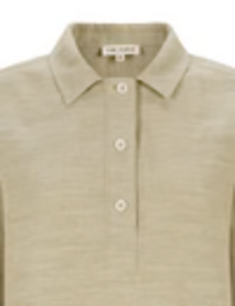 Esmé Studios Kaya Boxy Blouse - Brownie Melange