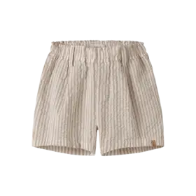 Lil'Atelier Austo Shorts Stripe - Coconut Milk