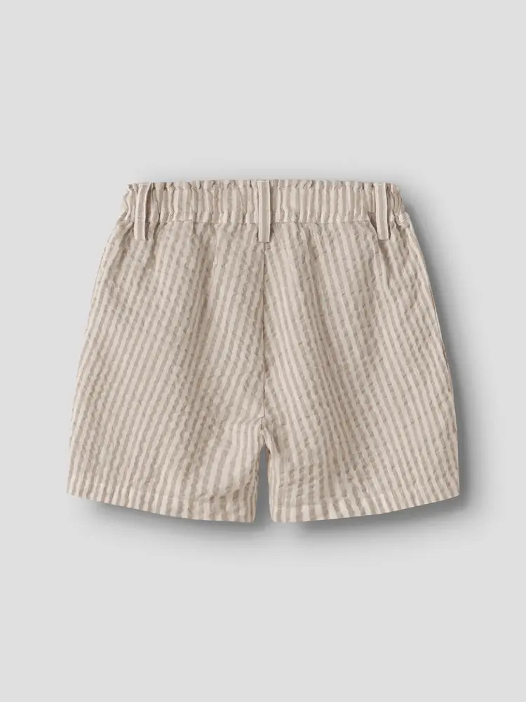 Lil'Atelier Austo Shorts Stripe - Coconut Milk