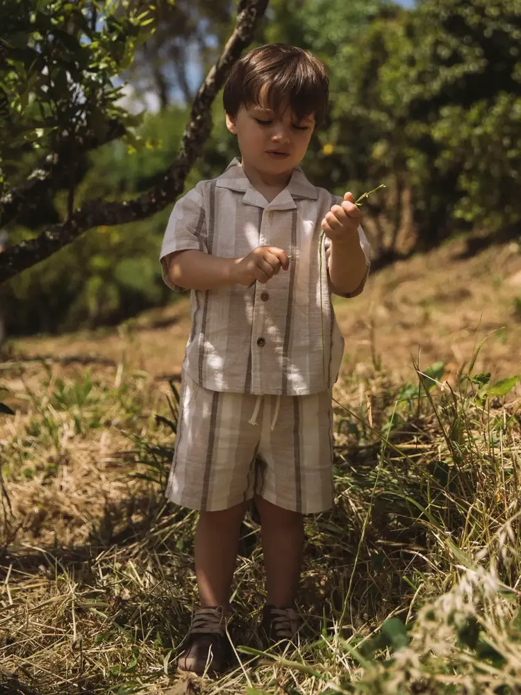 Lil'Atelier Fibert Loose Shorts - Coconut Milk