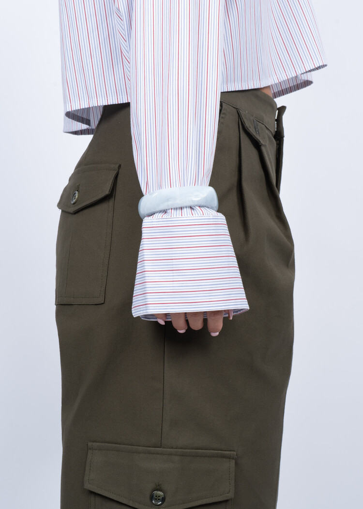 Sui Ava Chunky Bangle - Bubblegum