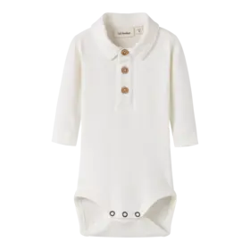 Lil'Atelier Baby Fundo LS Slim Body - Coconut Milk