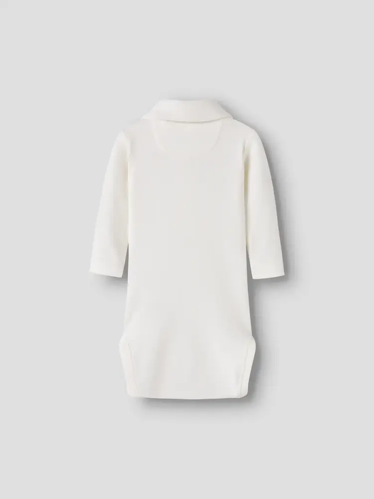 Lil'Atelier Baby Fundo LS Slim Body - Coconut Milk