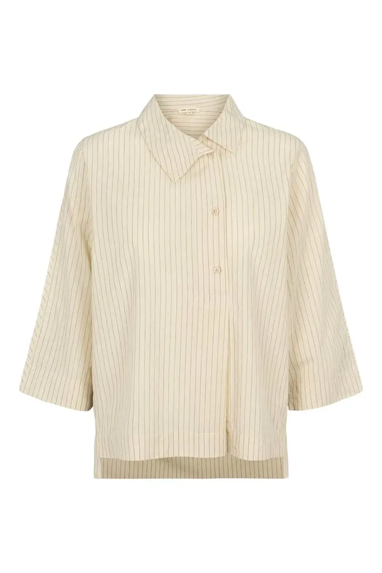 Esmé Studios Willa Blouse - Buttercream Stripes