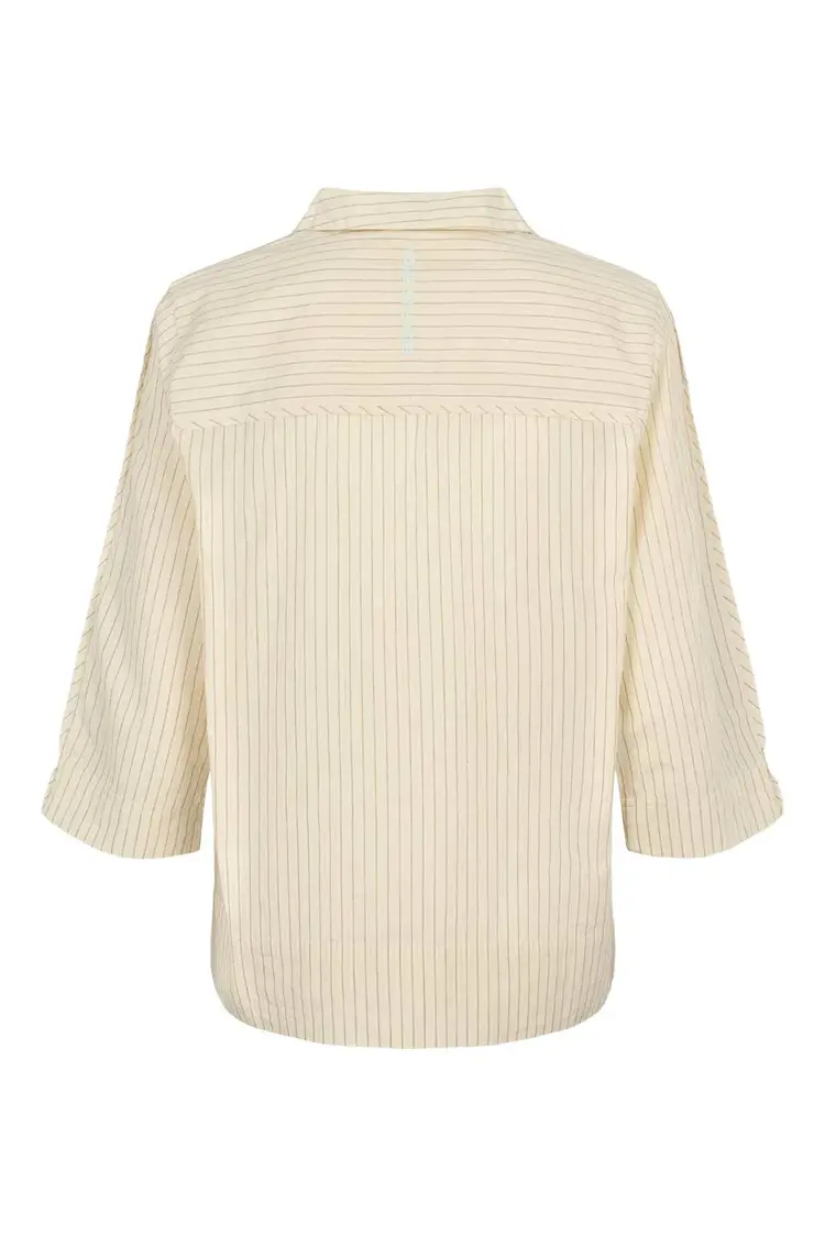 Esmé Studios Willa Blouse - Buttercream Stripes
