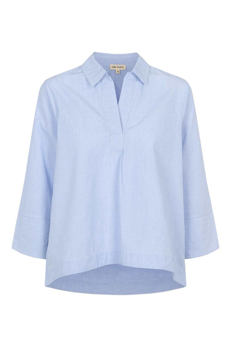 Esmé Studios Tali Blouse - Kentucky Blue