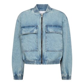 Co'Couture Arona Bomber - Pale Blue