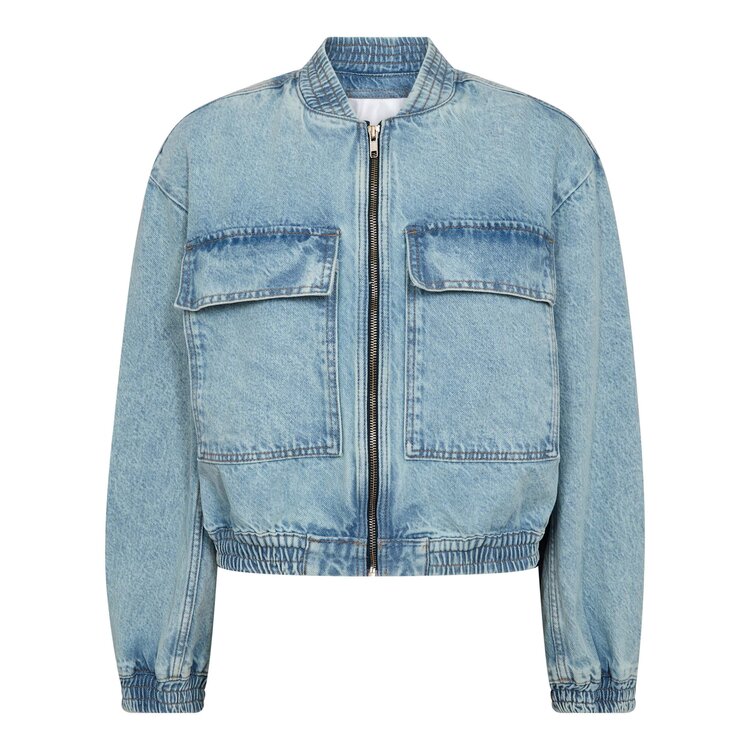 Co'Couture Arona Bomber - Pale Blue