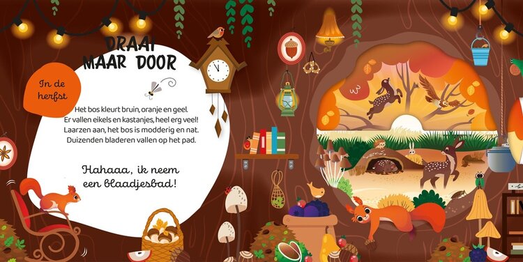 Lantaarn Publishers Draai maar door - In het bos
