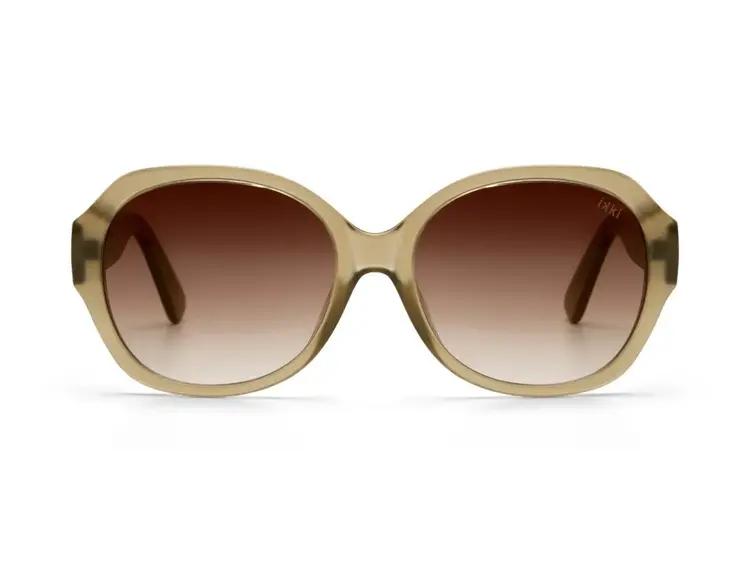 Ikki Ikki zonnebril 85-3 - Transparant Taupe - Gradient Brown