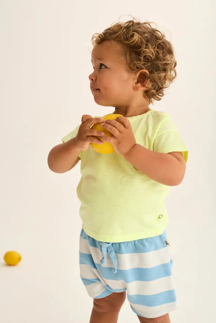 Cozmo T-Shirt Basic Soft Slub Cotton T-Shirt - Neon