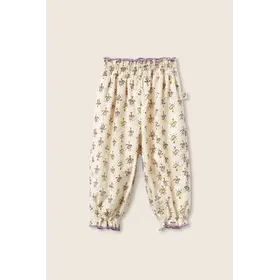 Cozmo Pants Lina Indiana Flower Print Pants - Lavender