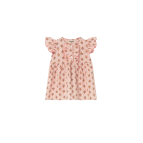 Cozmo Dress Lia Indiana Flower Print - Cloud Pink
