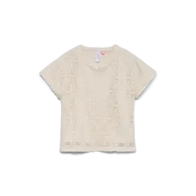 Bestseller Girl Maya Ava SS Top - Birch