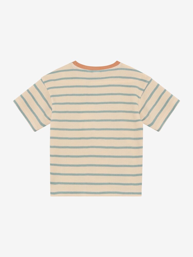 Daily7 Oversized Tshirt Stripe - Sandshell