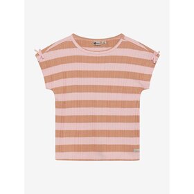 Daily7 Tshirt Fancy Stripe - Silver Pink