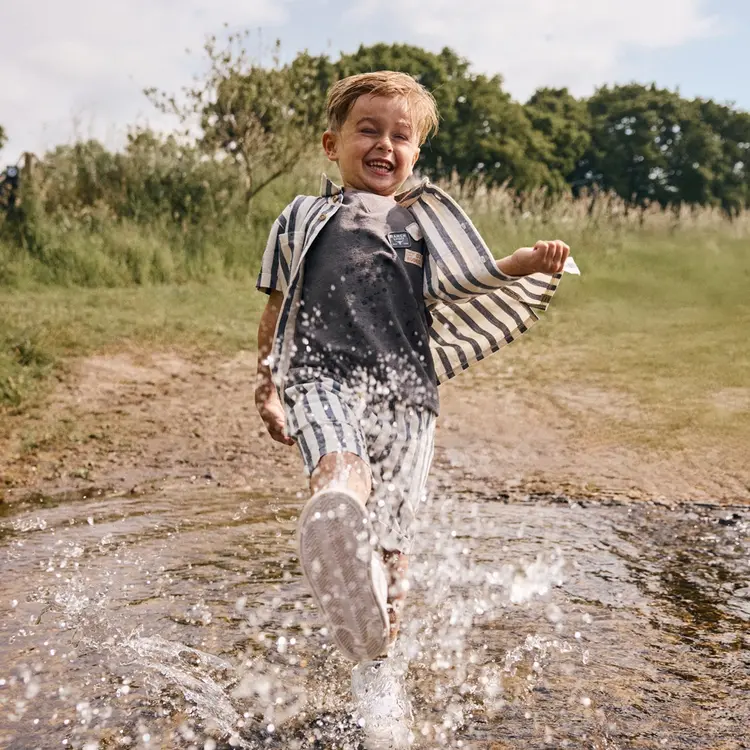 Daily7 Shirt Stripe Cotton - Thunderstorm