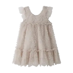 Lil'Atelier Fauna Tulle Dress - Pumice Stone