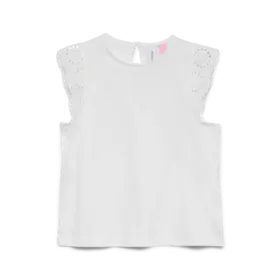 Bestseller Girl Emily Gathering Top - Snow White