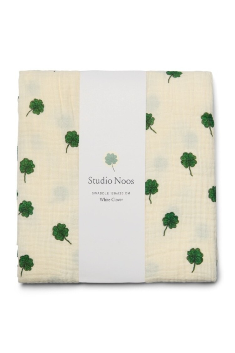 Studio Noos Swaddle Large - White Clover