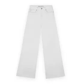 Homage James Colored Wide Leg Jeans - Off White