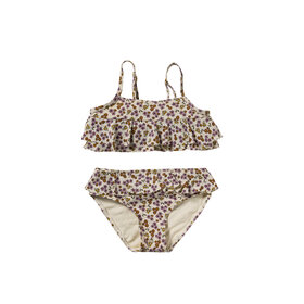 Salted Stories Sparkly Flower Bikini - Bombay Brown