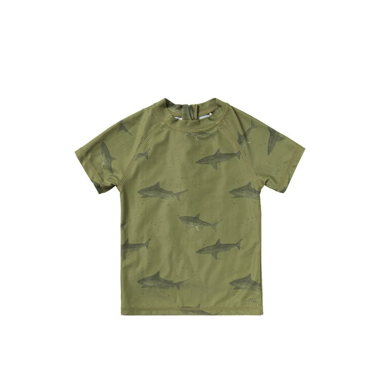Salted Stories Shark Swim Tee - Iguana