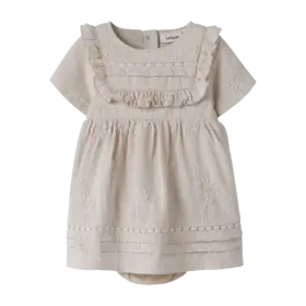 Lil'Atelier Baby Feronia Body Dress - Pumice Stone