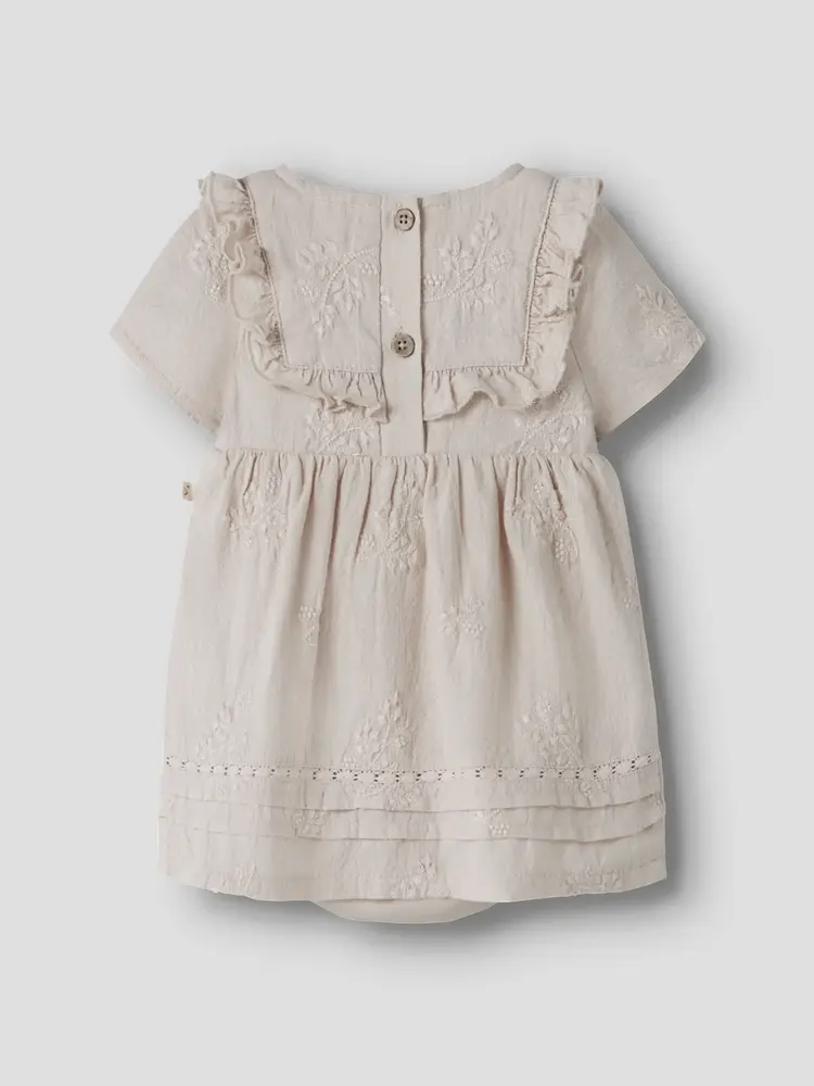 Lil'Atelier Baby Feronia Body Dress - Pumice Stone