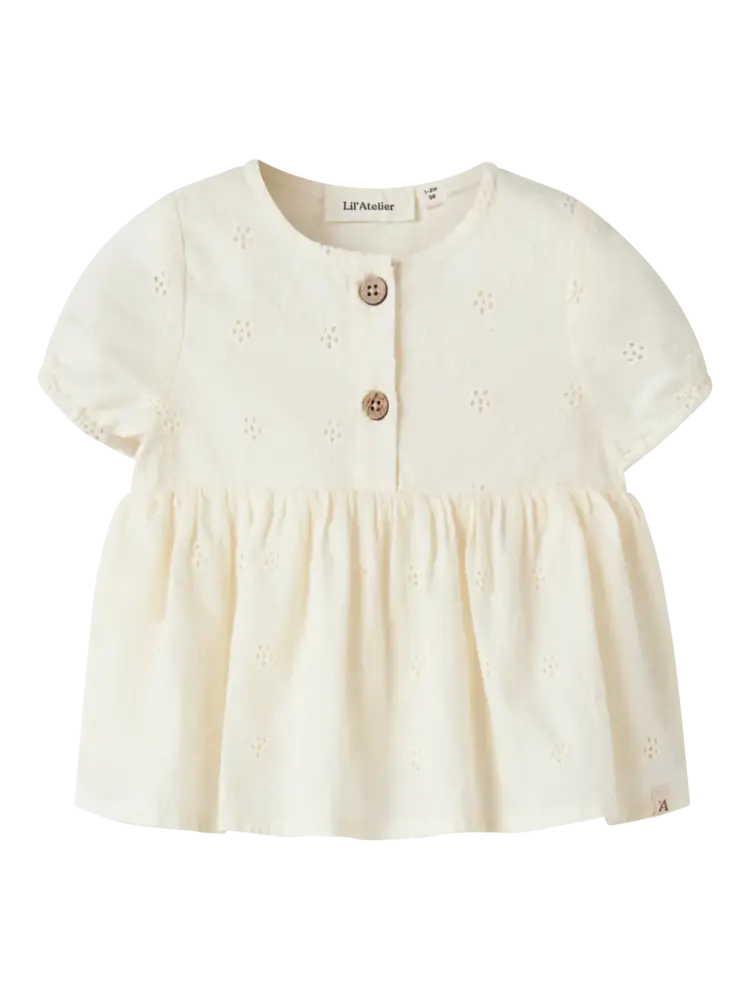 Lil'Atelier Baby Hosa Loose Shirt - Coconut Milk