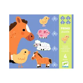 Djeco Puzzle - Op de boerderij