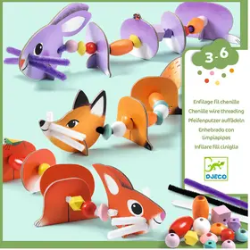 Djeco Rijgen - Schattige dieren