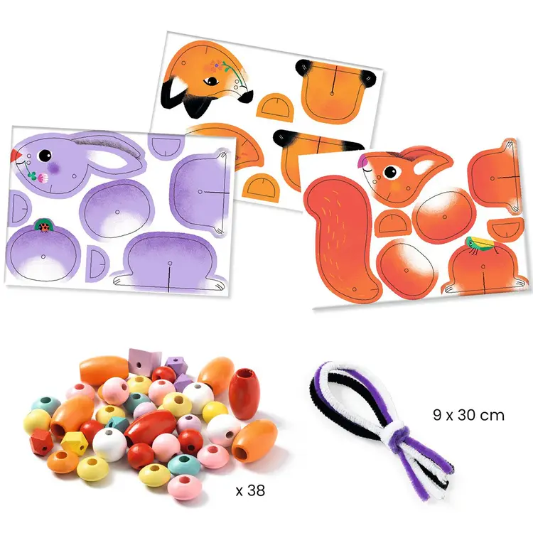 Djeco Rijgen - Schattige dieren