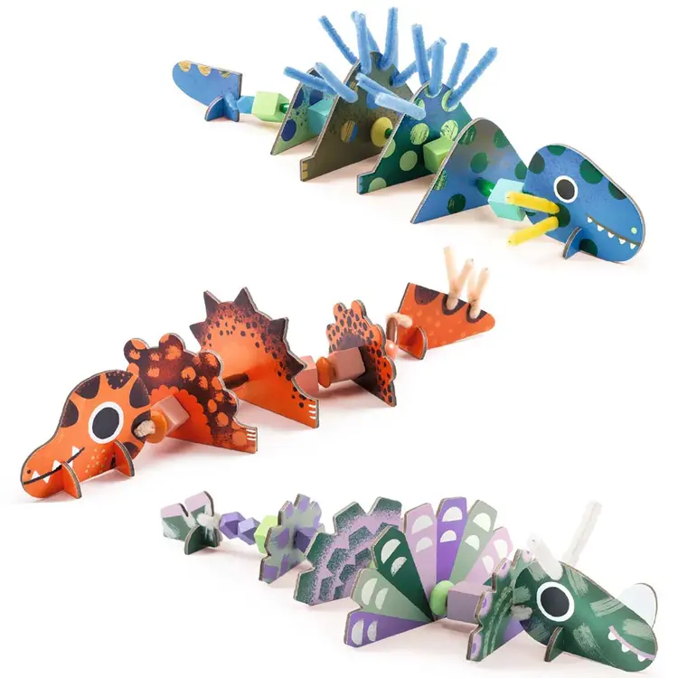 Djeco Rijgen - Verschrikkelijke Dino's