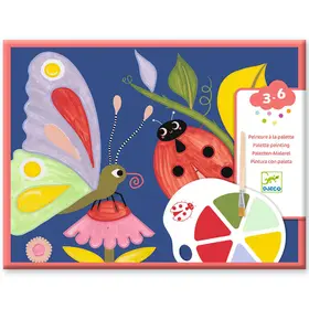 Djeco Schilderen met palet - Kleine beestjes