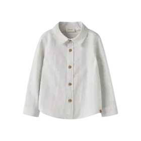 Lil'Atelier Jesper LS Shirt - Gray Dawn