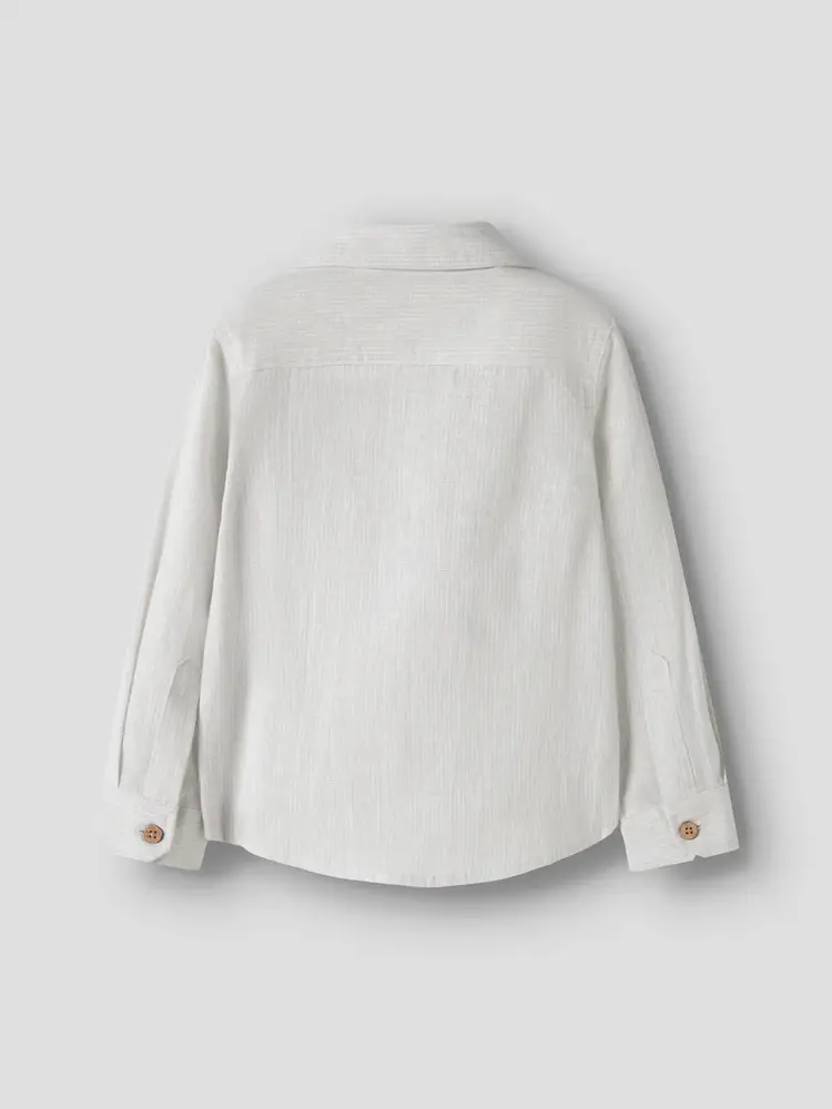 Lil'Atelier Jesper LS Shirt - Gray Dawn