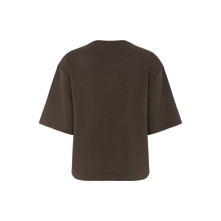 Tooday azra boxy T-shirt - Bitter Chocolate