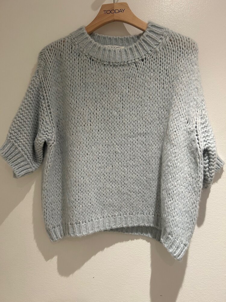 Tooday Bailey knit pullover -Chambray